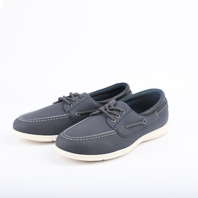 男士休闲系带鞋，PVC 注塑外底