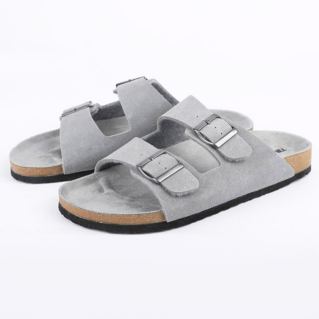 男士可调节带软木鞋垫凉鞋